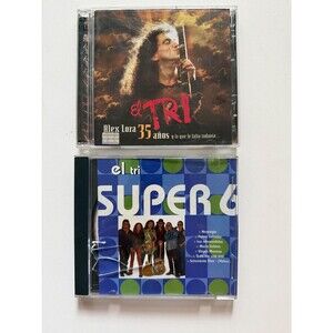 El Tri Super 6 Alex Lora 35 Anos Falta  (2CD Live Import Mexico) Play Tested